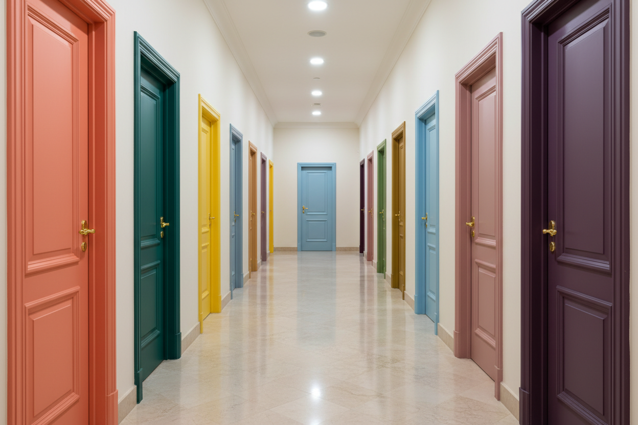 display them down a hallway